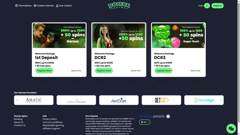Discover the Allure of Doctor Spins Casino for Real Money Players UK in United Kingdom